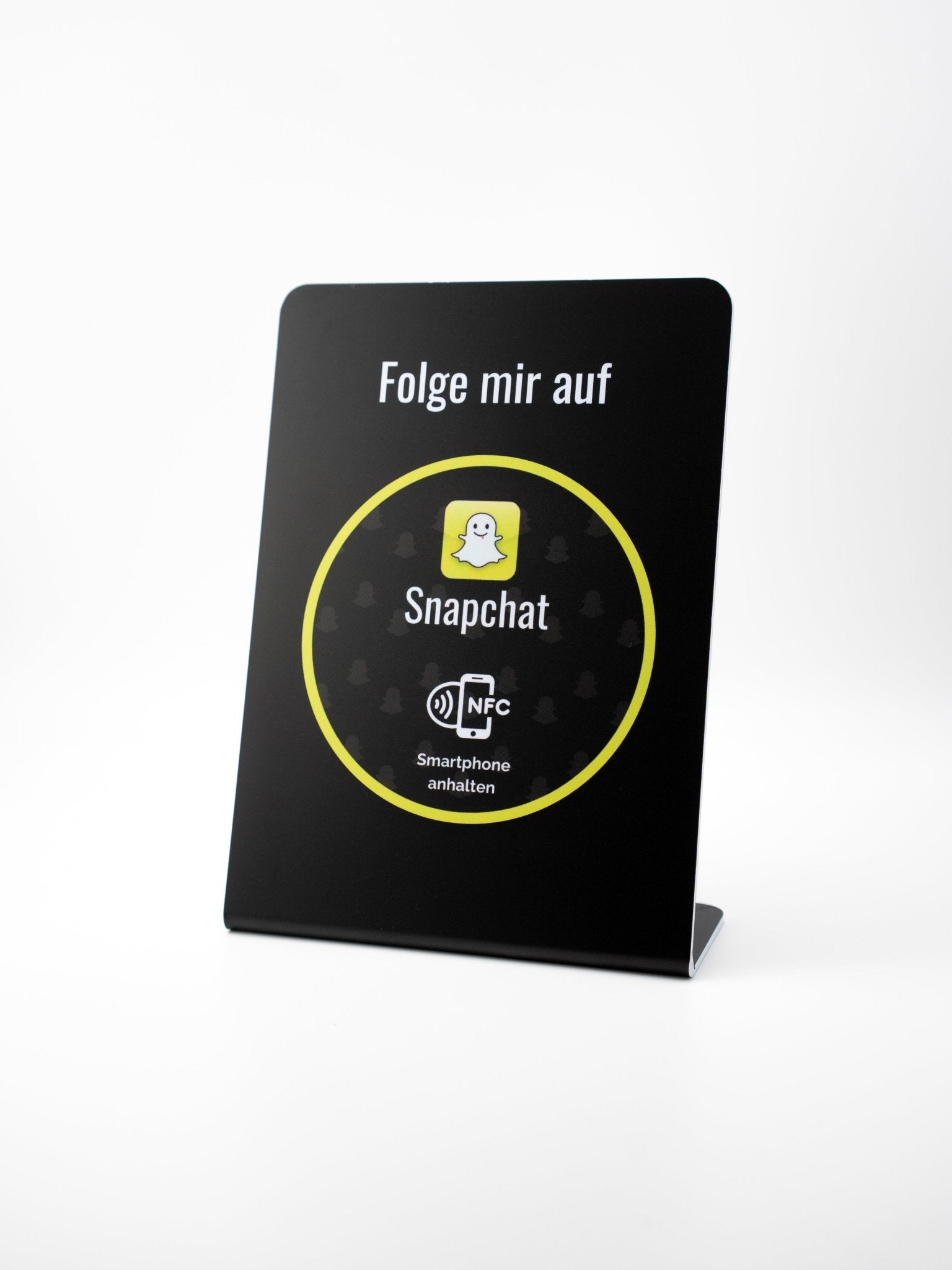 Snapchat NFC - Aufsteller - Custom Ratings